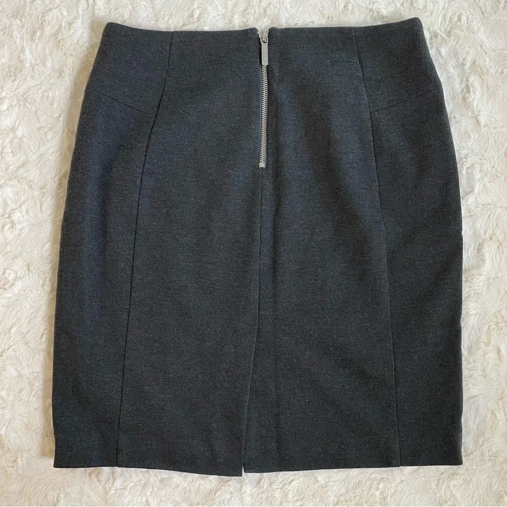 Michael Kors Women's Pencil Skirt Size 12 Dark‎ Grey Knee Length Business Casual